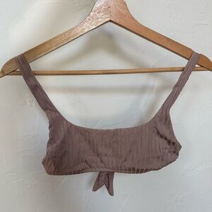 AERIE bikini top with tie back